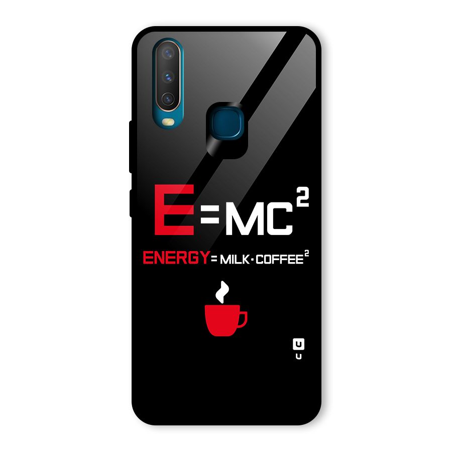 Energy Coffee Equation Glass Back Case for Vivo U10