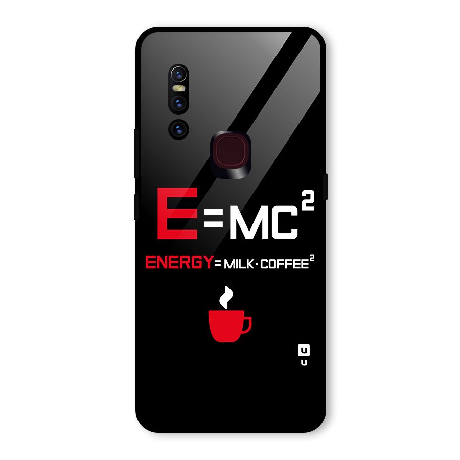 Energy Coffee Equation Glass Back Case for Vivo V15
