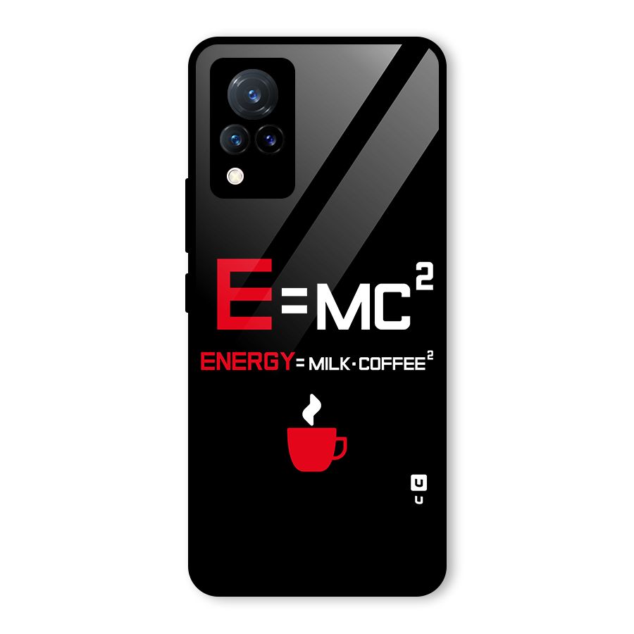 Energy Coffee Equation Glass Back Case for Vivo V21 5G
