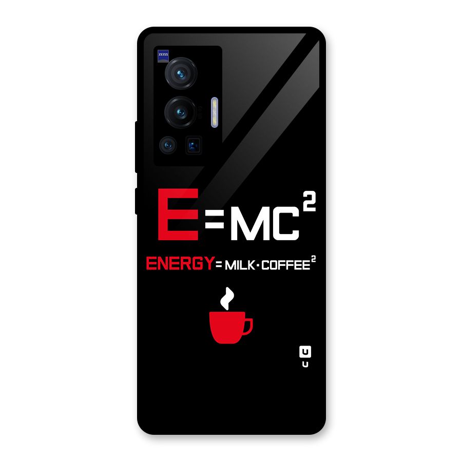 Energy Coffee Equation Glass Back Case for Vivo X70 Pro