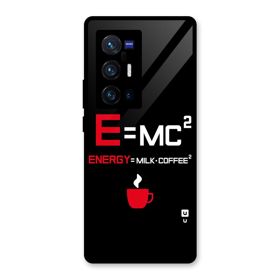 Energy Coffee Equation Glass Back Case for Vivo X70 Pro Plus
