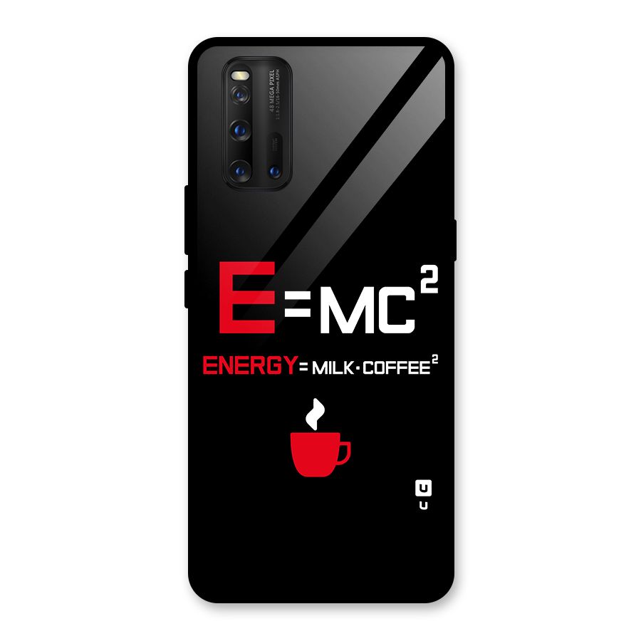 Energy Coffee Equation Glass Back Case for Vivo iQOO 3