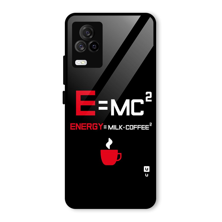Energy Coffee Equation Glass Back Case for Vivo iQOO 7 Legend 5G