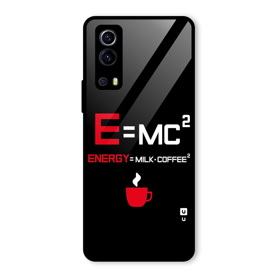 Energy Coffee Equation Glass Back Case for Vivo iQOO Z3