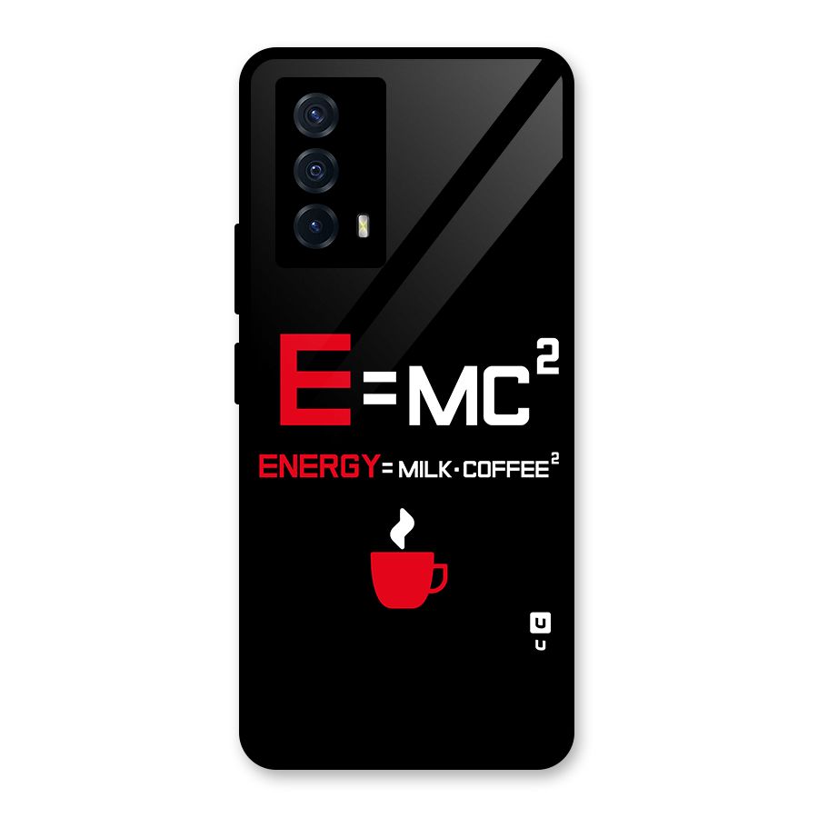 Energy Coffee Equation Glass Back Case for Vivo iQOO Z5