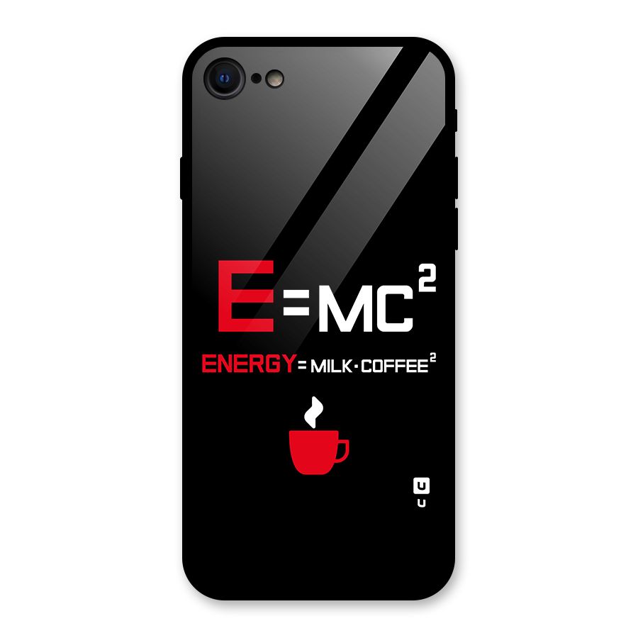 Energy Coffee Equation Glass Back Case for iPhone 7