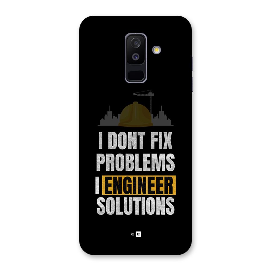 Engineer Solutions Back Case for Galaxy A6 Plus