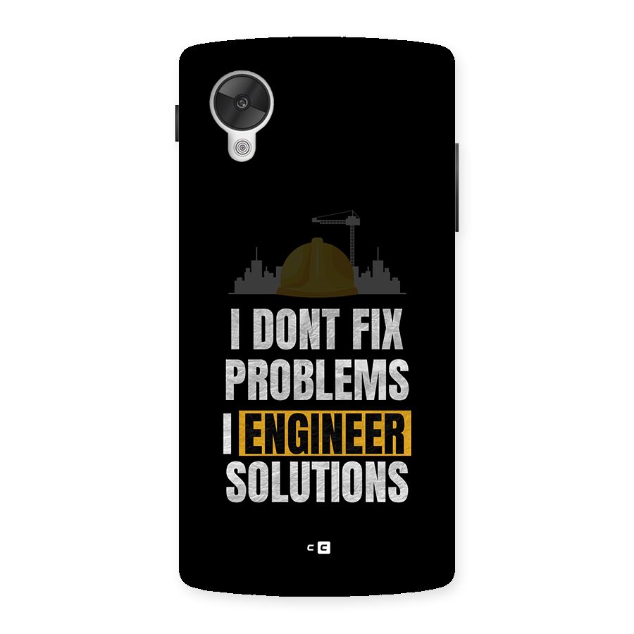 Engineer Solutions Back Case for Google Nexus 5