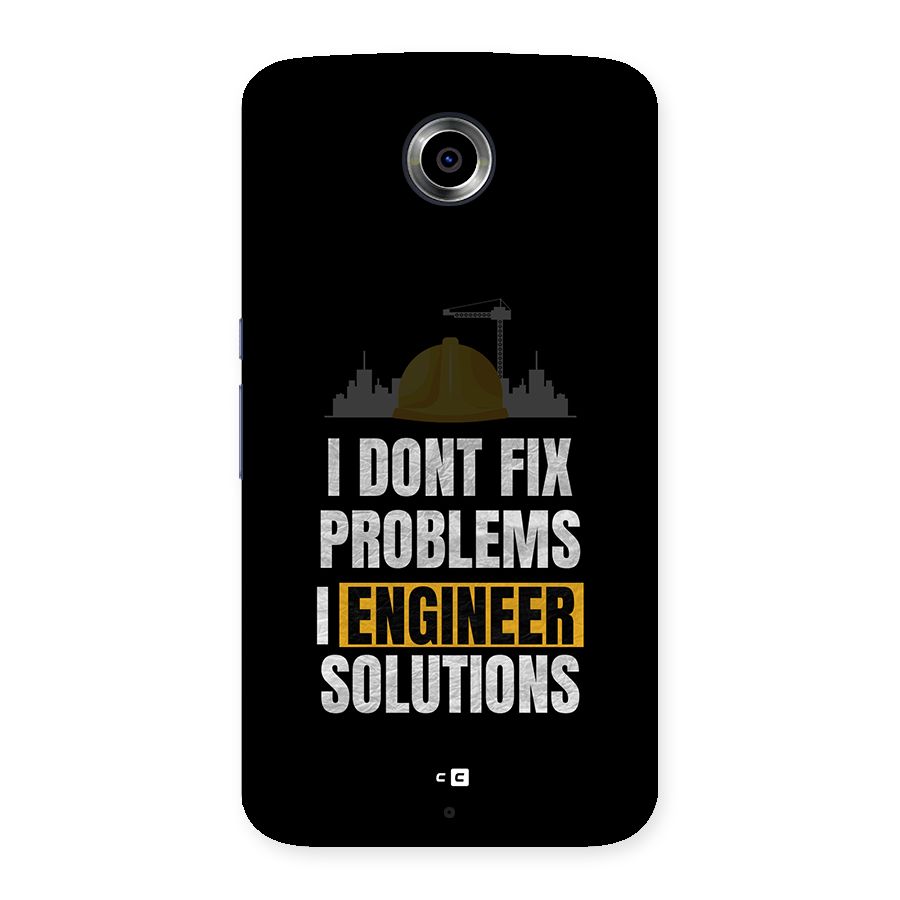 Engineer Solutions Back Case for Google Nexus 6