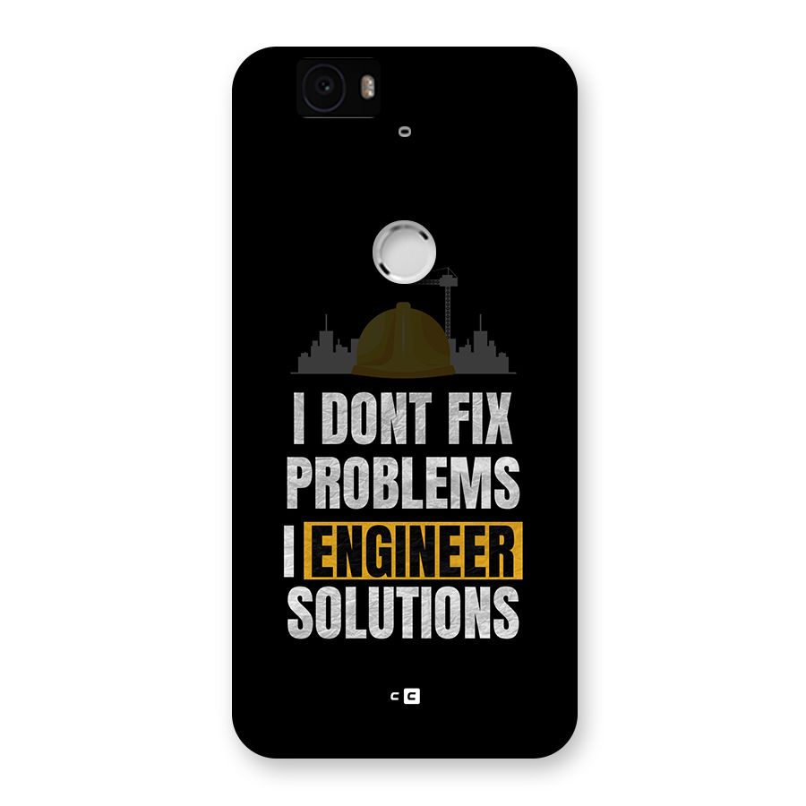 Engineer Solutions Back Case for Google Nexus 6P