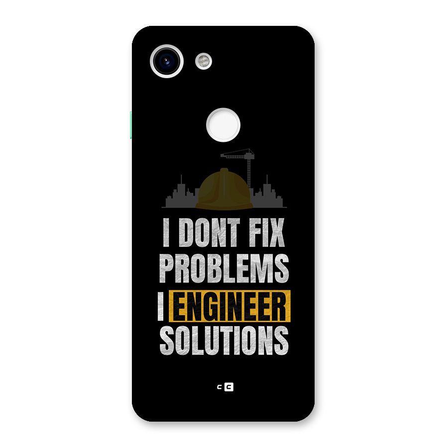 Engineer Solutions Back Case for Google Pixel 3