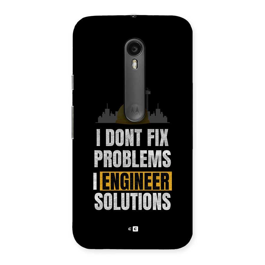 Engineer Solutions Back Case for Moto G3