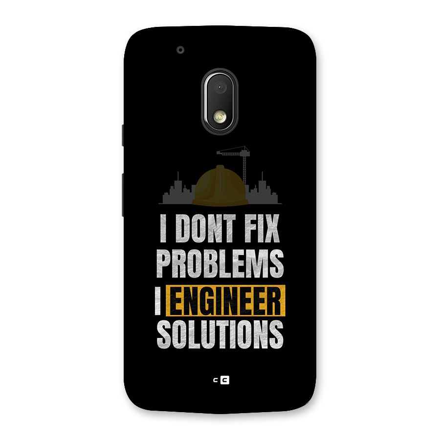 Engineer Solutions Back Case for Moto G4 Play