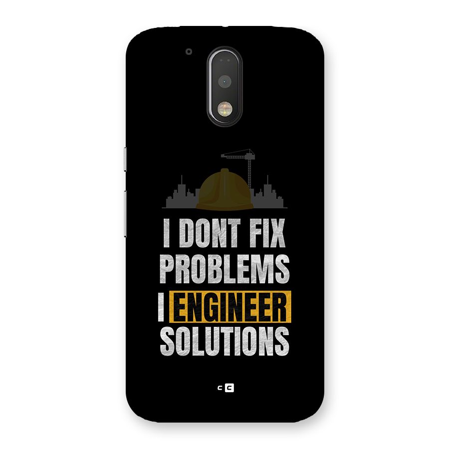 Engineer Solutions Back Case for Moto G4 Plus