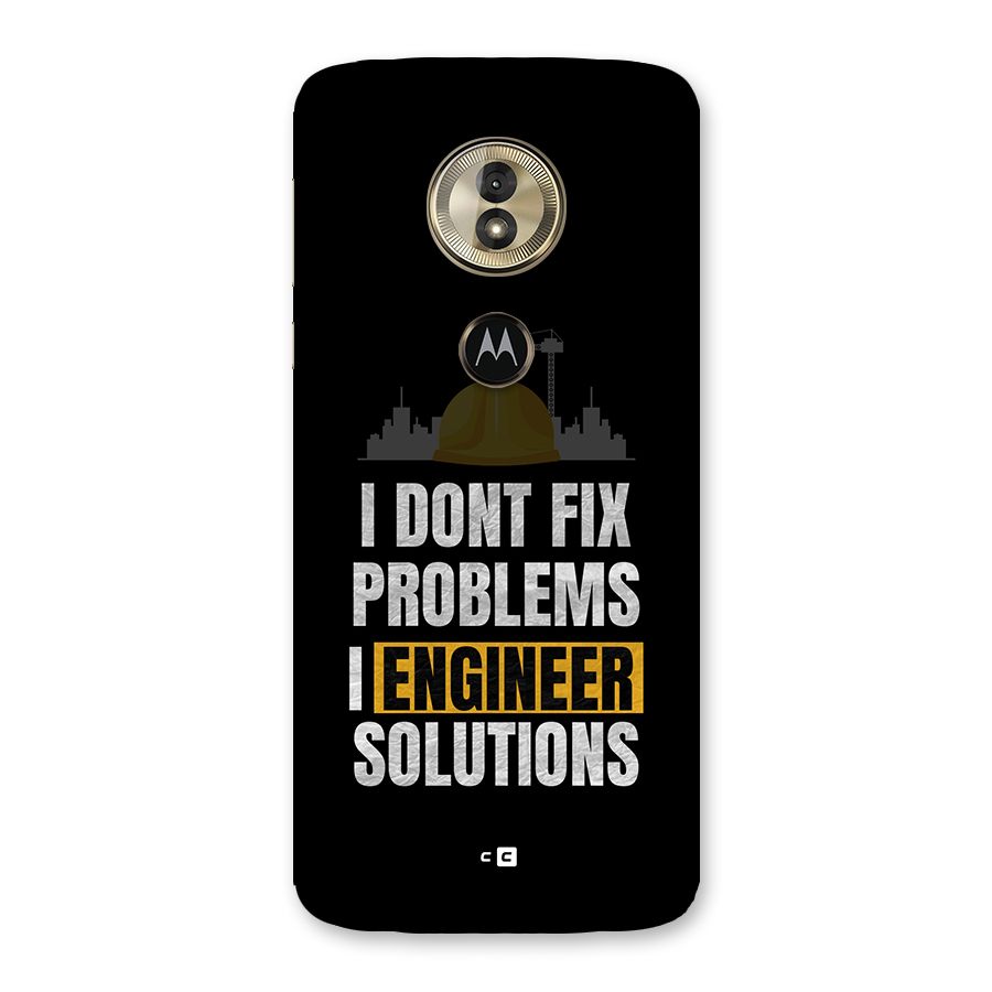 Engineer Solutions Back Case for Moto G6 Play