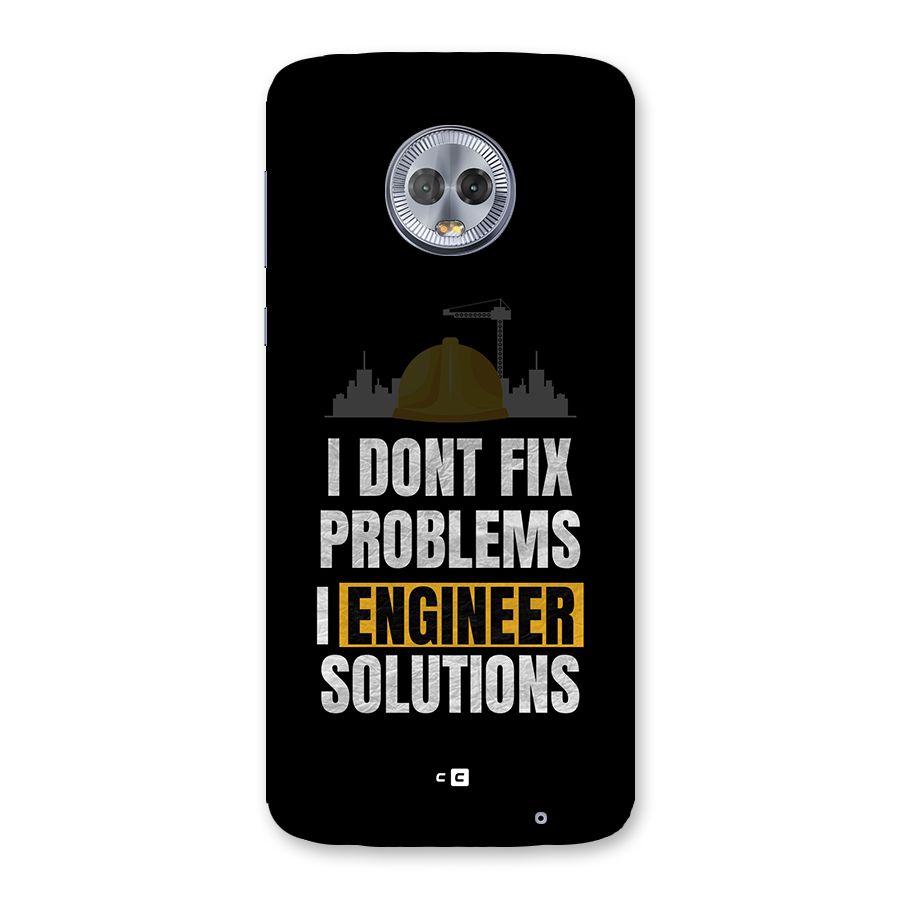 Engineer Solutions Back Case for Moto G6 Plus