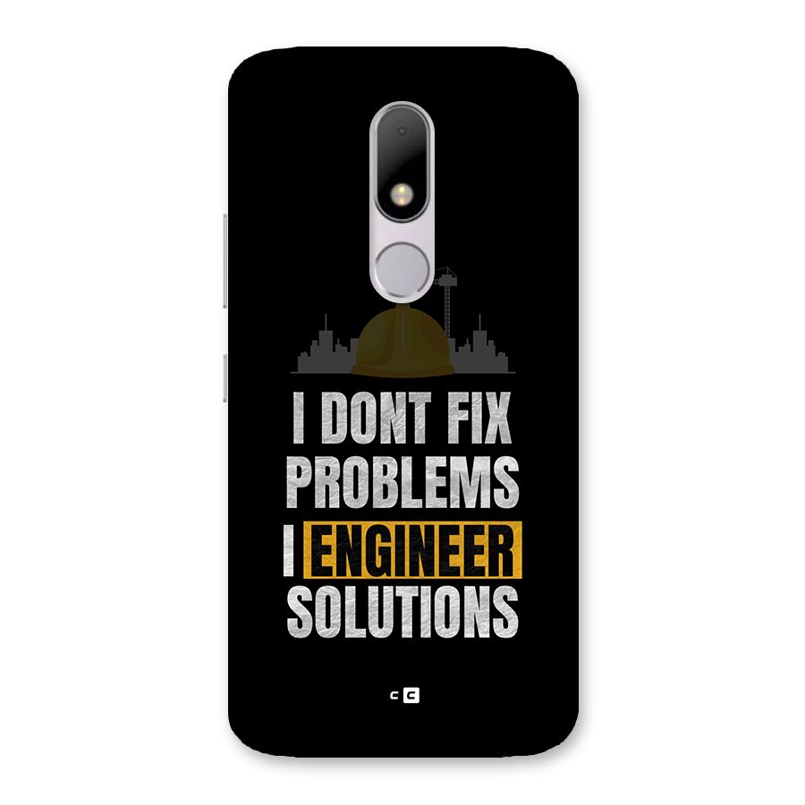 Engineer Solutions Back Case for Moto M