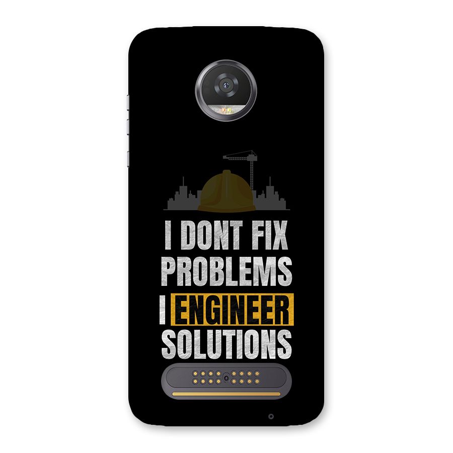 Engineer Solutions Back Case for Moto Z2 Play