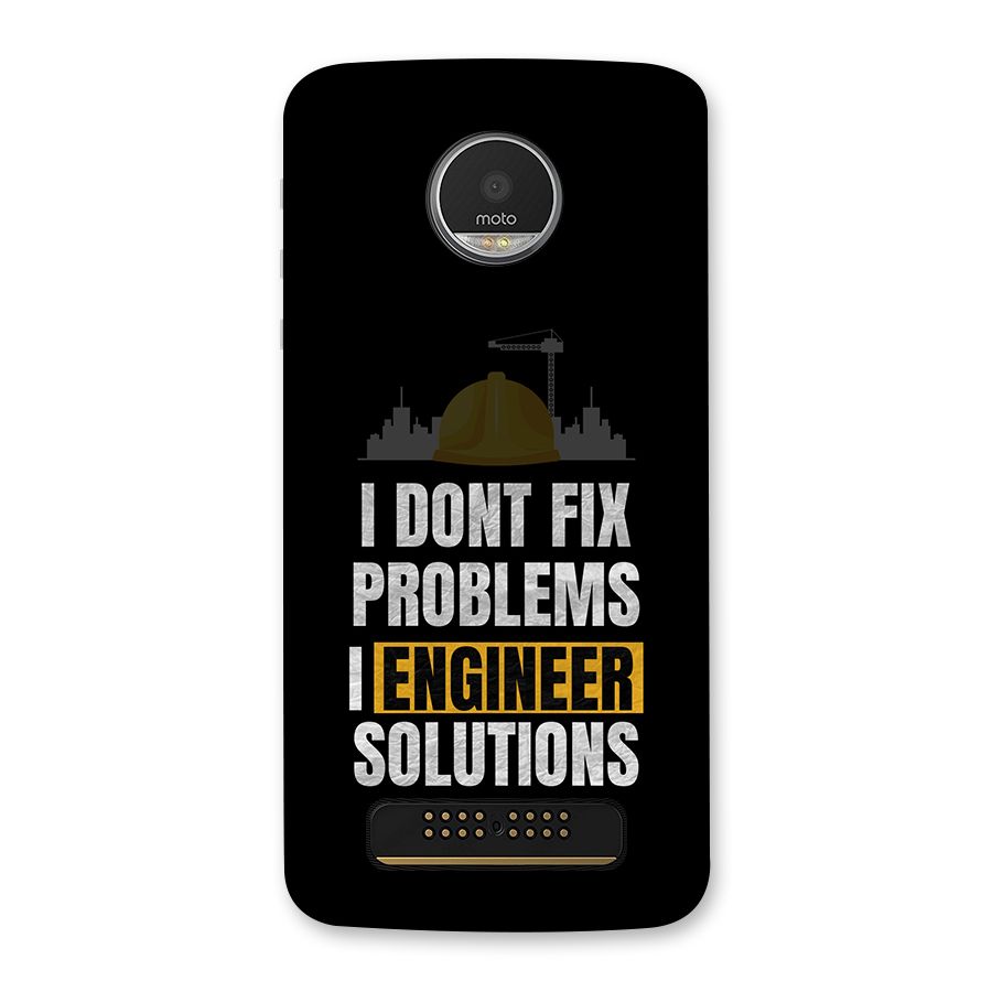 Engineer Solutions Back Case for Moto Z Play