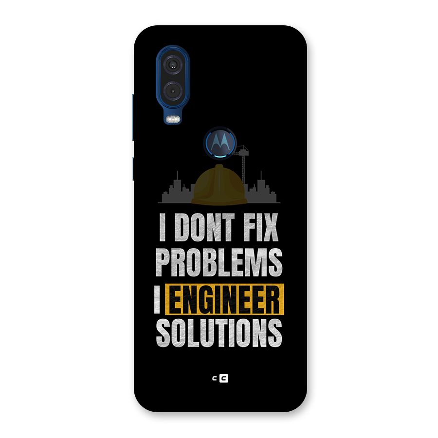 Engineer Solutions Back Case for Motorola One Vision