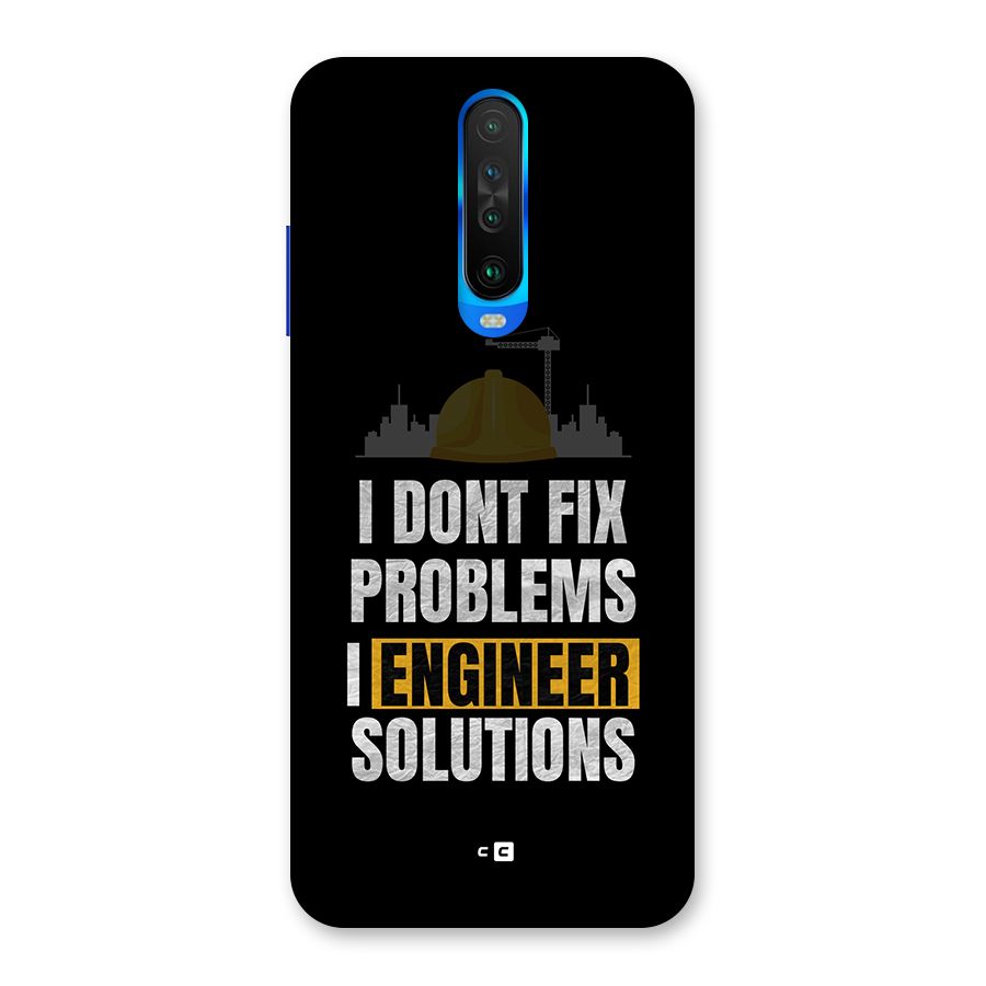 Engineer Solutions Back Case for Poco X2