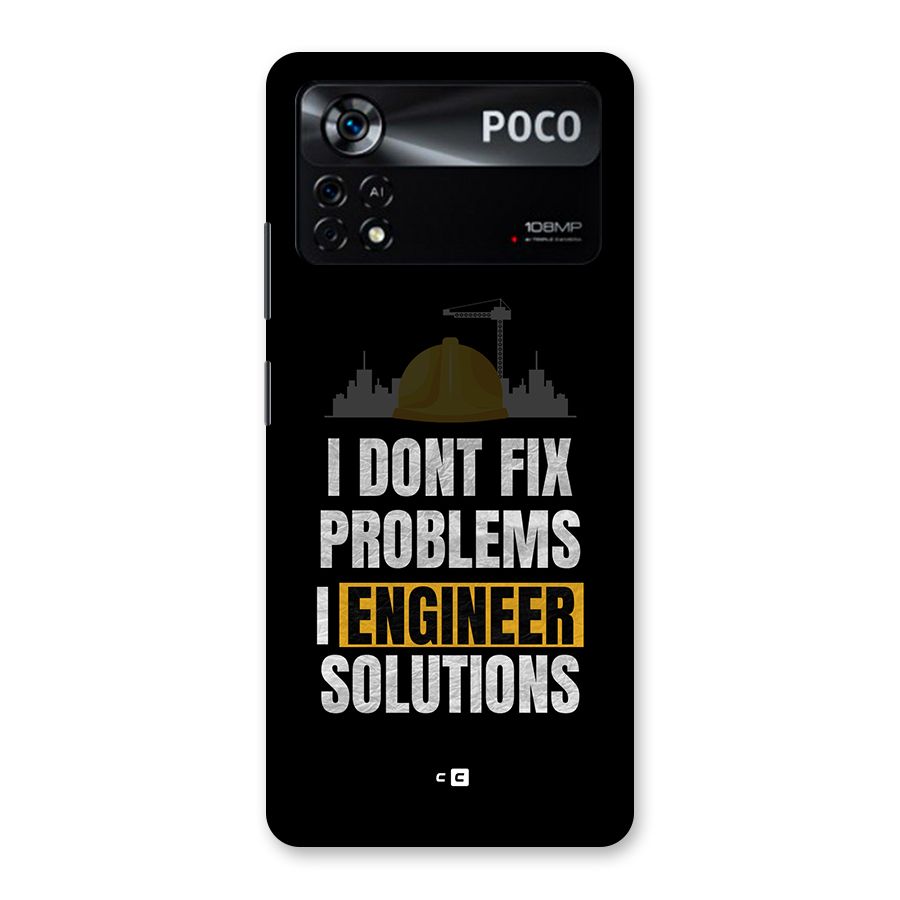 Engineer Solutions Back Case for Poco X4 Pro 5G