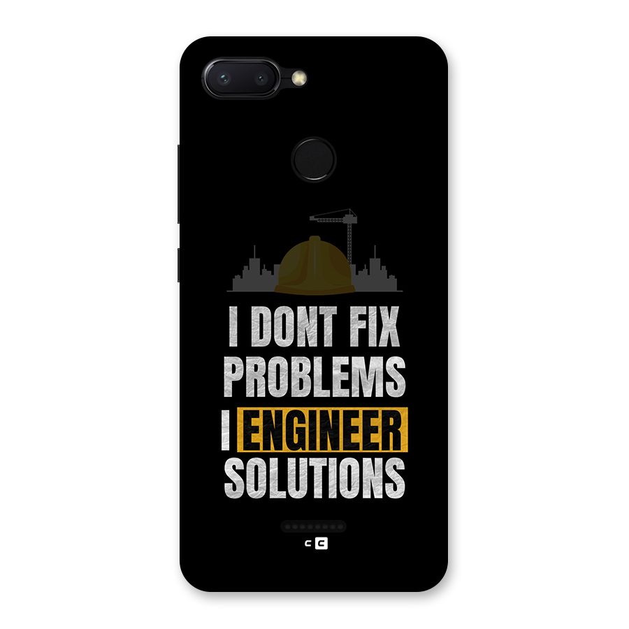 Engineer Solutions Back Case for Redmi 6