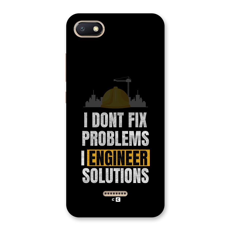 Engineer Solutions Back Case for Redmi 6A