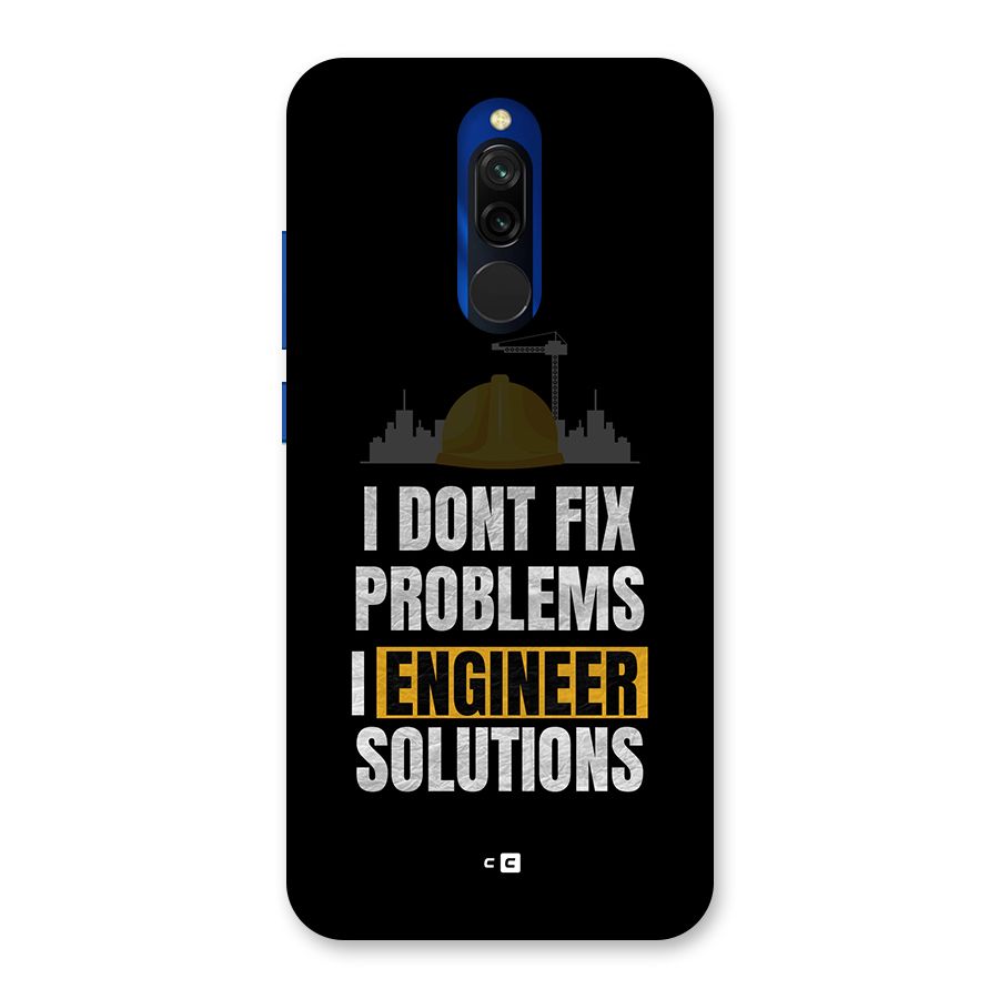 Engineer Solutions Back Case for Redmi 8