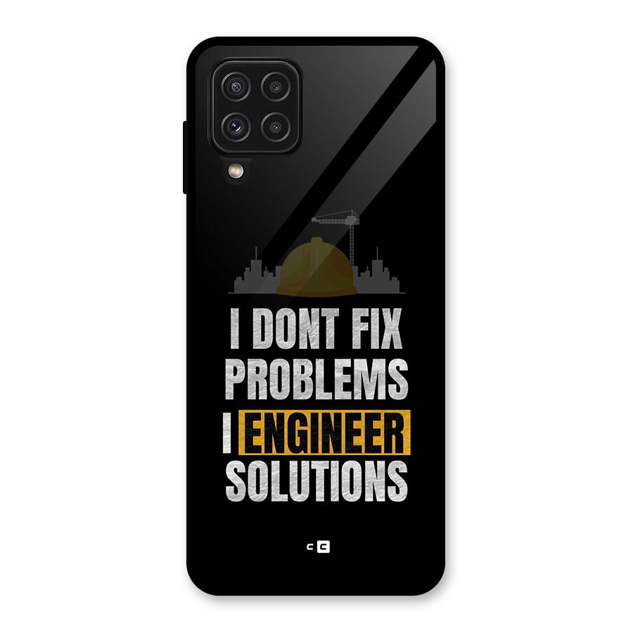 Engineer Solutions Glass Back Case for Galaxy A22 4G