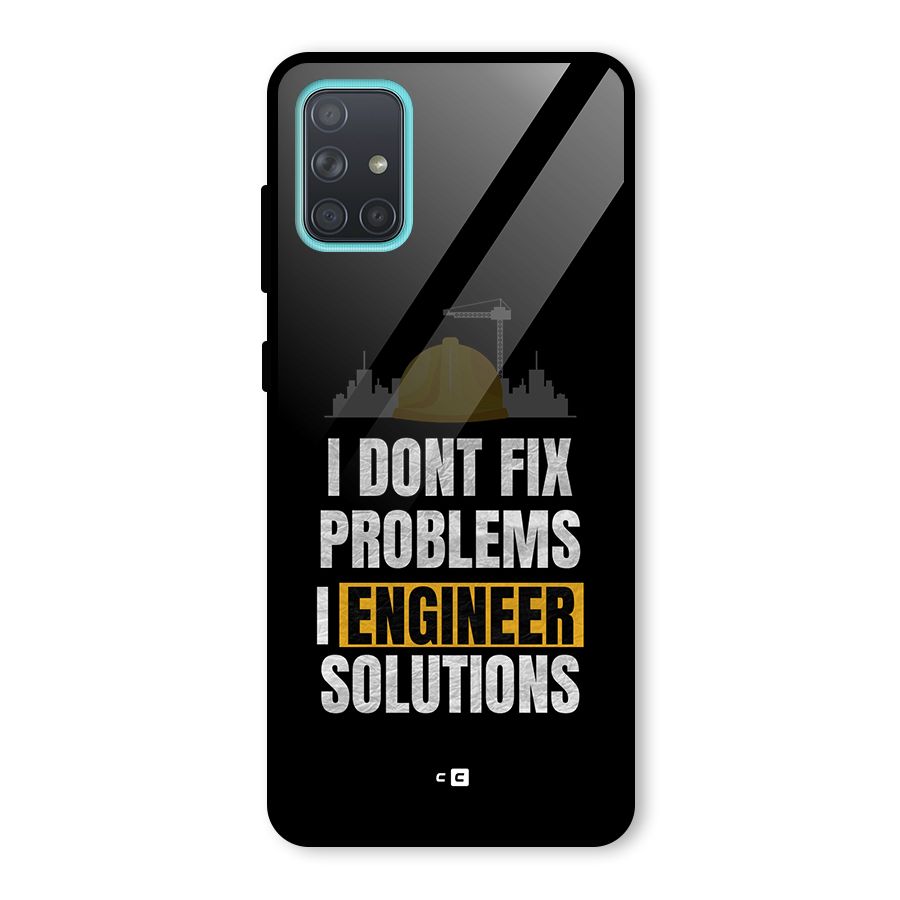 Engineer Solutions Glass Back Case for Galaxy A71