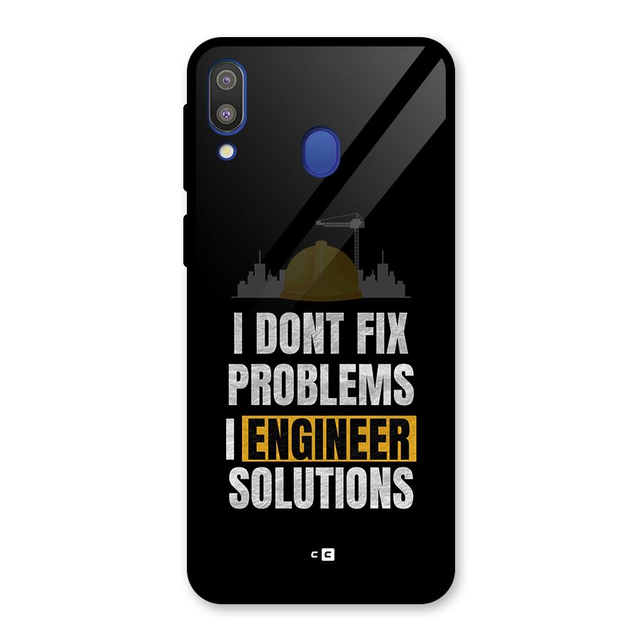 Engineer Solutions Glass Back Case for Galaxy M20