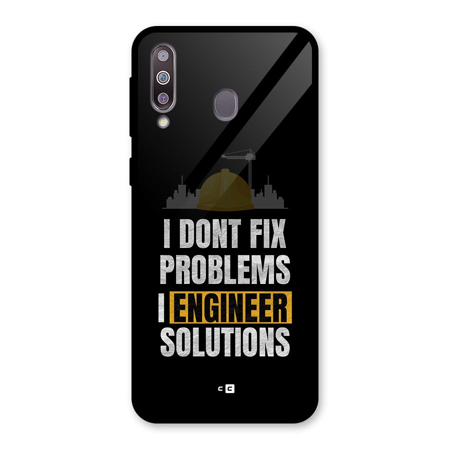 Engineer Solutions Glass Back Case for Galaxy M30
