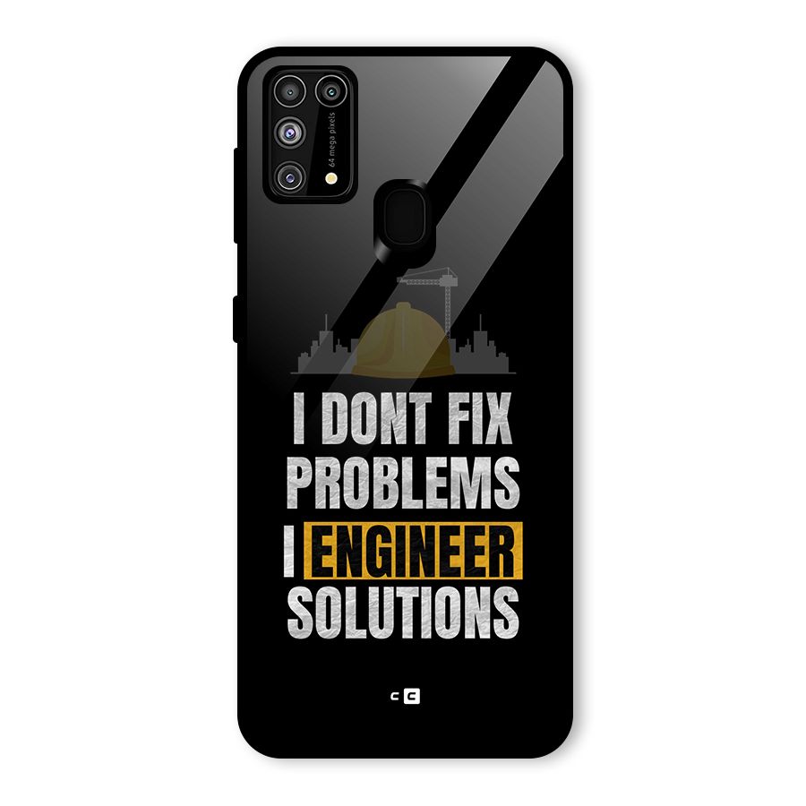 Engineer Solutions Glass Back Case for Galaxy M31