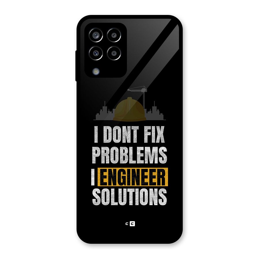 Engineer Solutions Glass Back Case for Galaxy M33