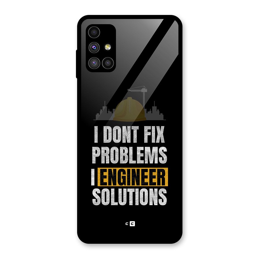 Engineer Solutions Glass Back Case for Galaxy M51