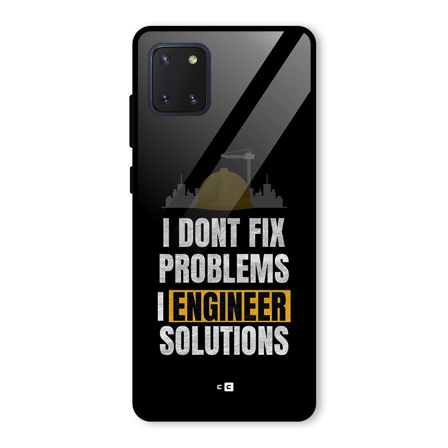 Engineer Solutions Glass Back Case for Galaxy Note 10 Lite