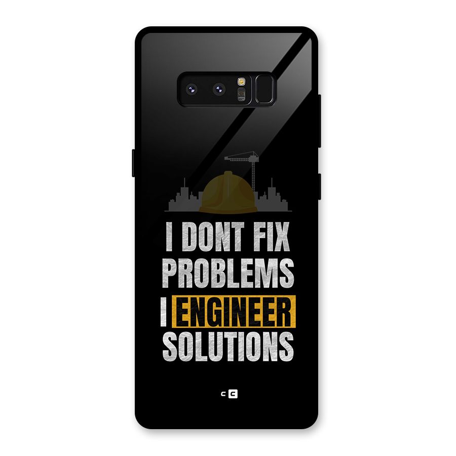 Engineer Solutions Glass Back Case for Galaxy Note 8