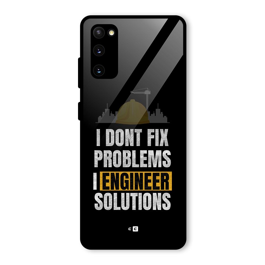Engineer Solutions Glass Back Case for Galaxy S20 FE