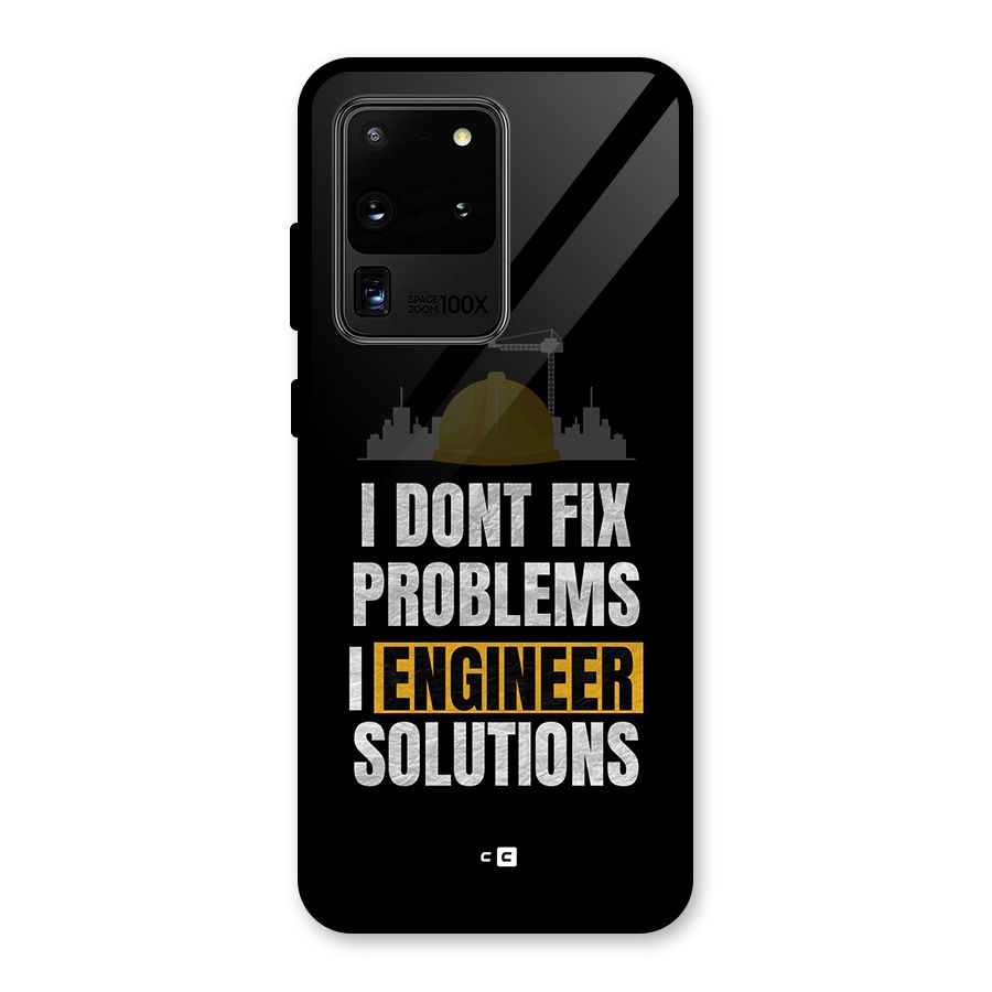 Engineer Solutions Glass Back Case for Galaxy S20 Ultra