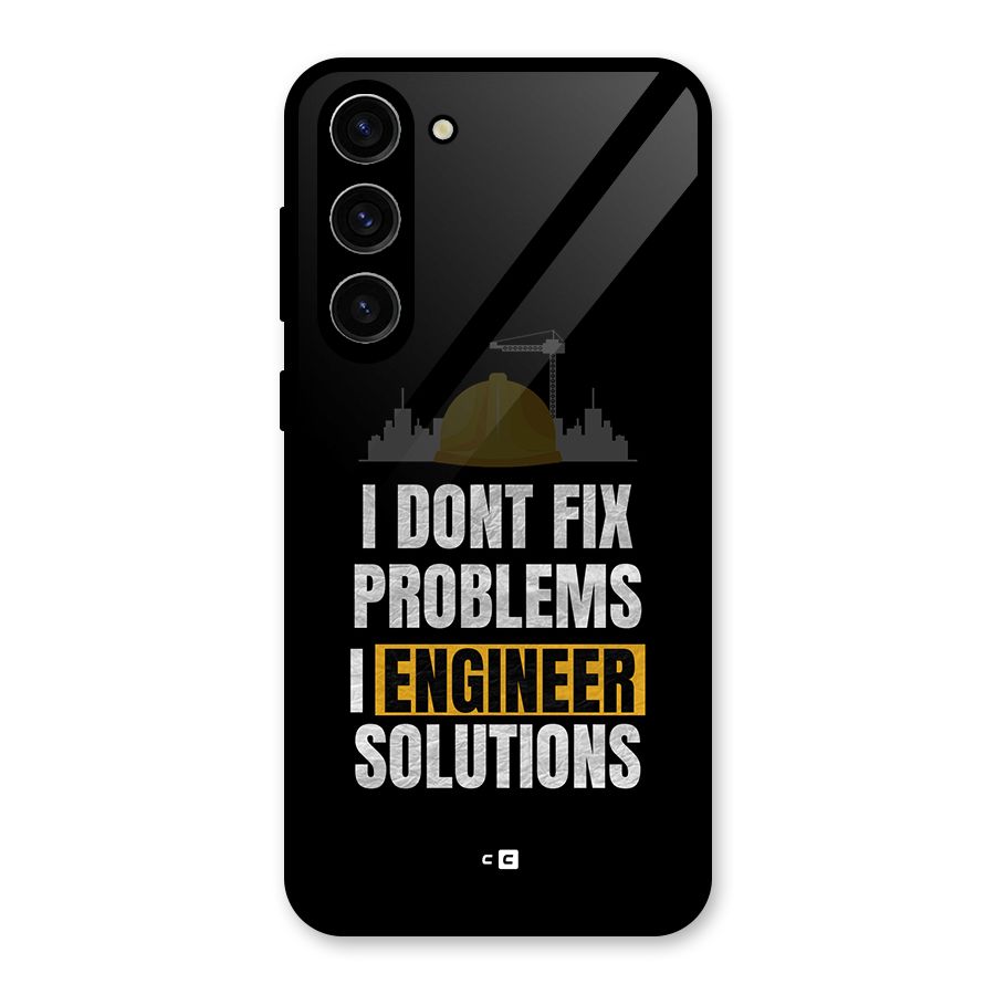 Engineer Solutions Glass Back Case for Galaxy S23 Plus
