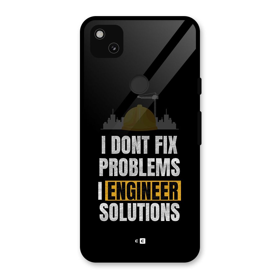 Engineer Solutions Glass Back Case for Google Pixel 4a