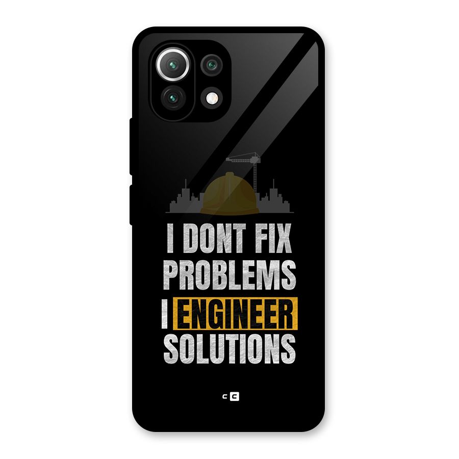Engineer Solutions Glass Back Case for Mi 11 Lite NE 5G