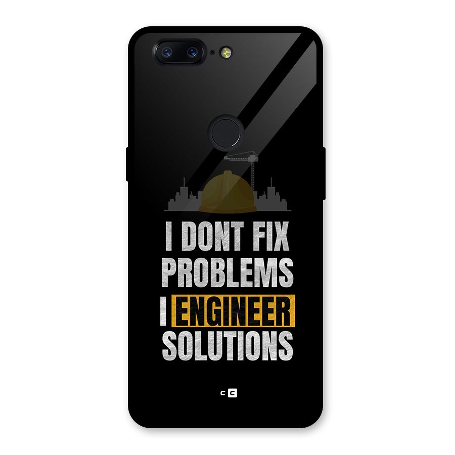 Engineer Solutions Glass Back Case for OnePlus 5T