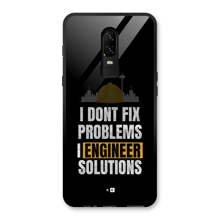Engineer Solutions Glass Back Case for OnePlus 6