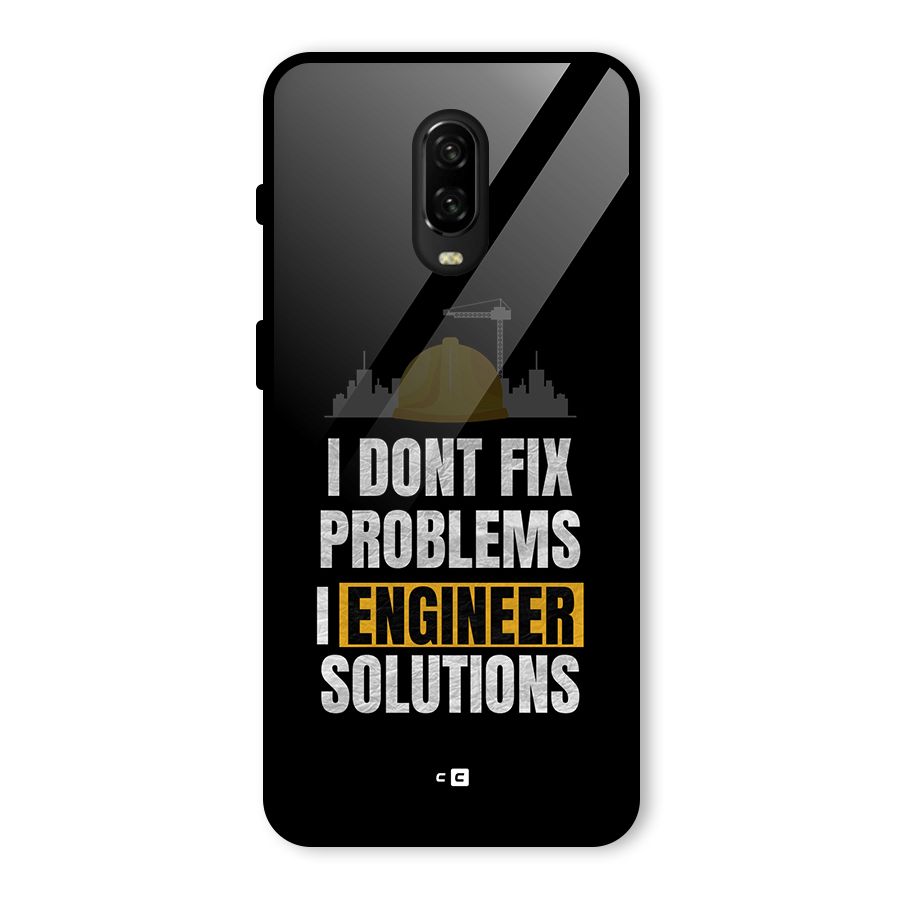 Engineer Solutions Glass Back Case for OnePlus 6T