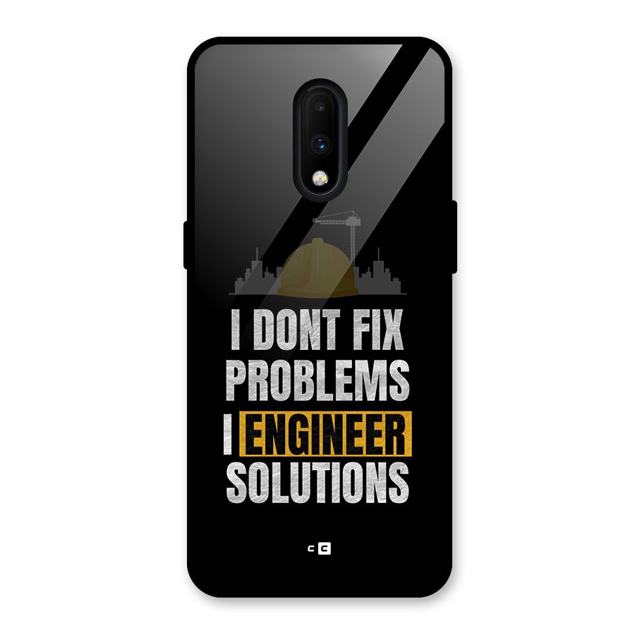 Engineer Solutions Glass Back Case for OnePlus 7