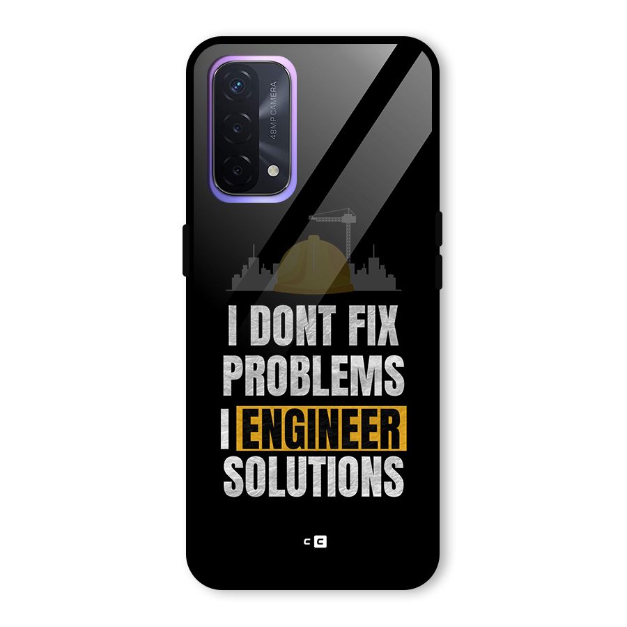 Engineer Solutions Glass Back Case for Oppo A74 5G