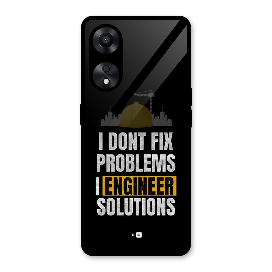 Engineer Solutions Glass Back Case for Oppo A78