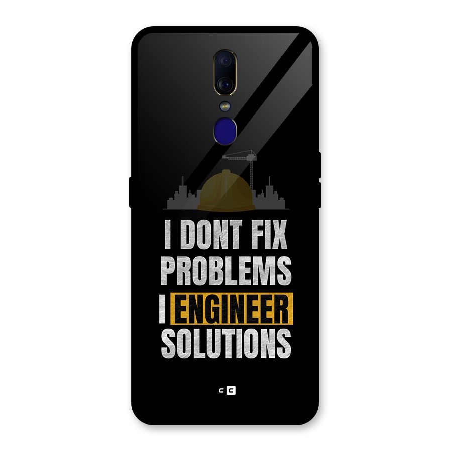 Engineer Solutions Glass Back Case for Oppo F11